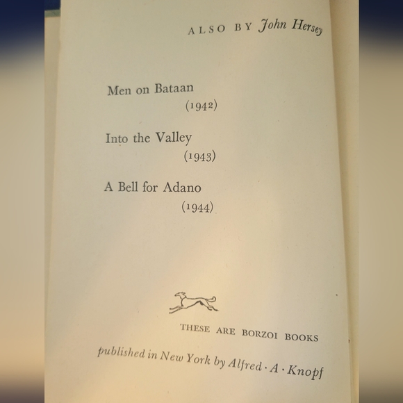 Hiroshima By John Hersey 1946 Hardcover 1st Edition HC Good Condition - Picture 9 of 16